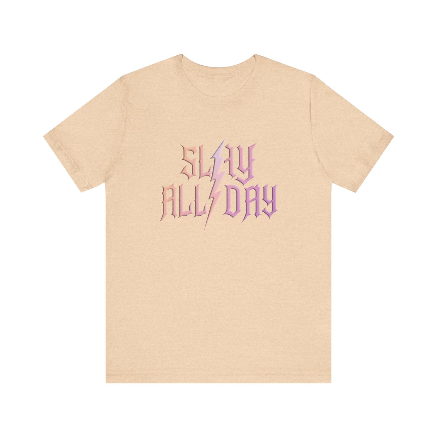 'Slay All Day' Unisex Graphic Heather Tee