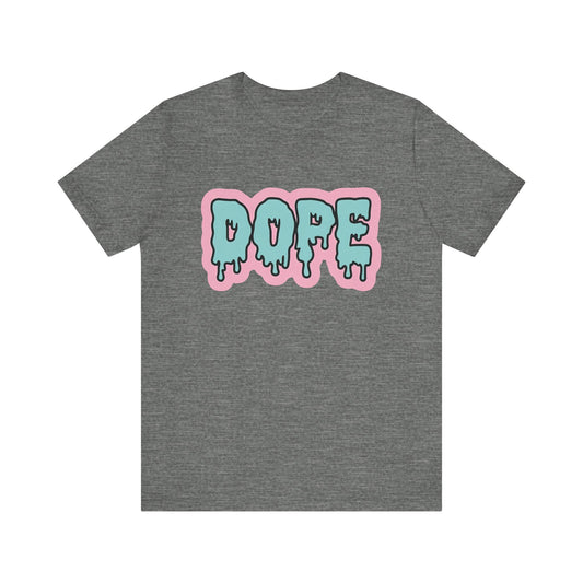 'Dope' Unisex Graphic Heather Tee