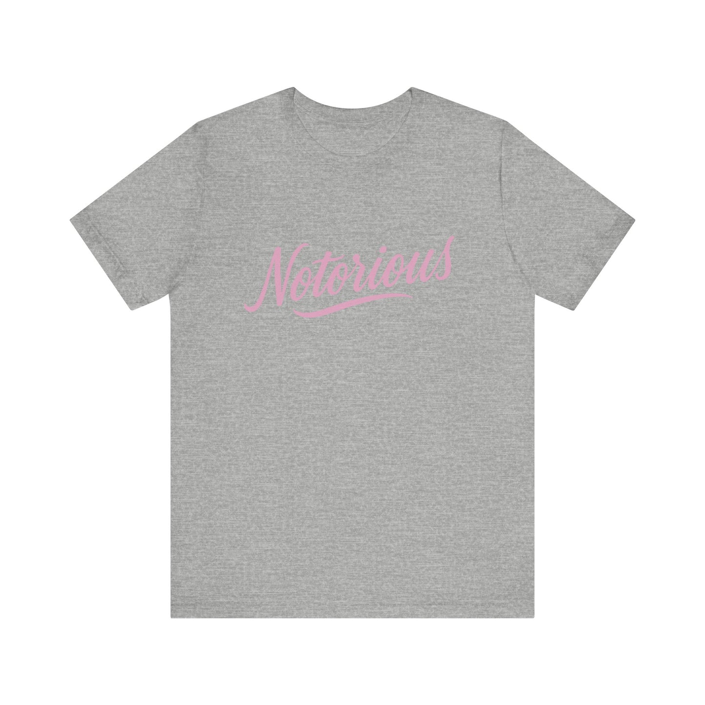 'Notorious' Unisex Graphic Heather Tee