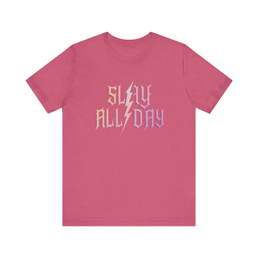 'Slay All Day' Unisex Graphic Heather Tee