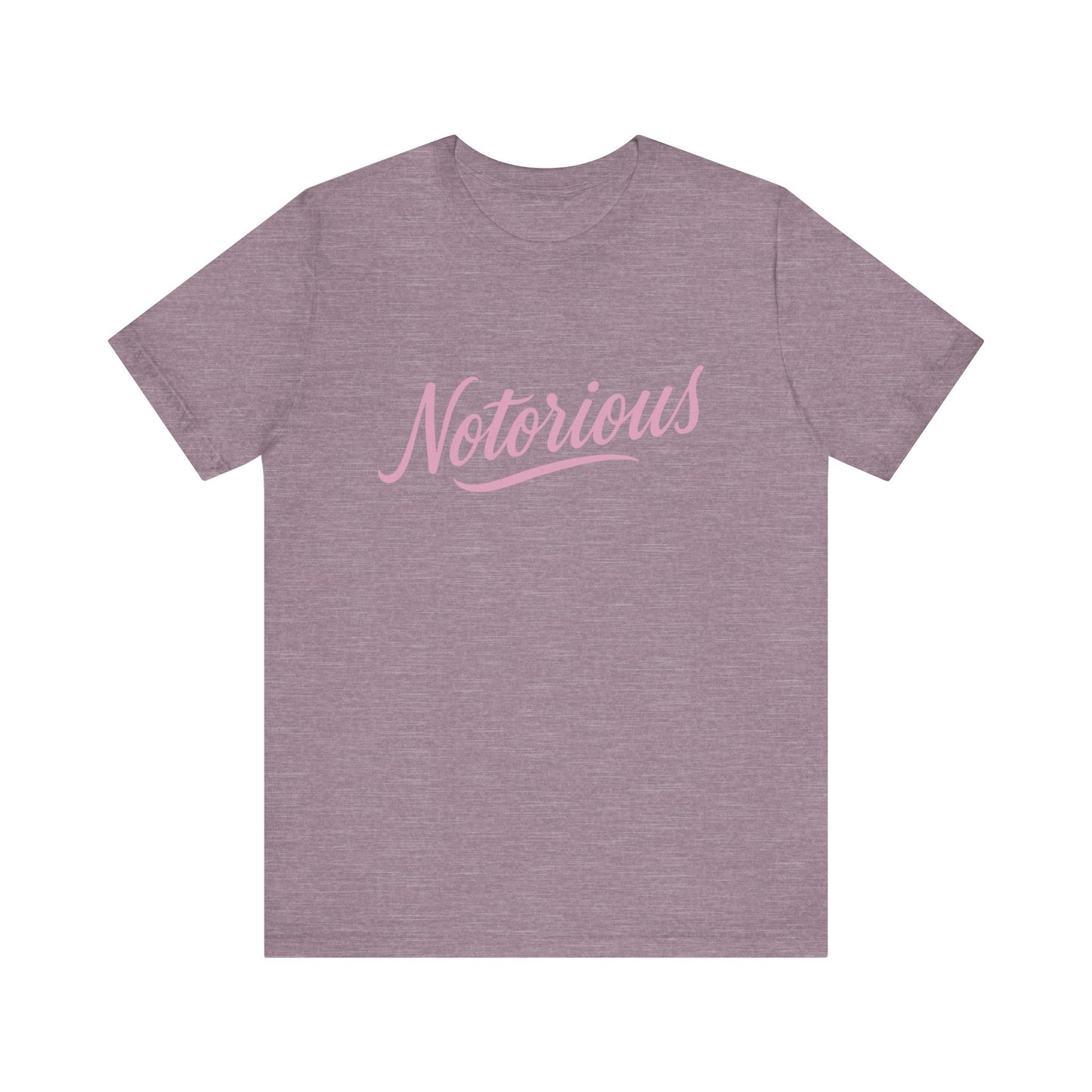 'Notorious' Unisex Graphic Heather Tee