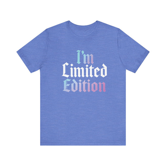 'I'm Limited Edition' Unisex Graphic Heather Tee
