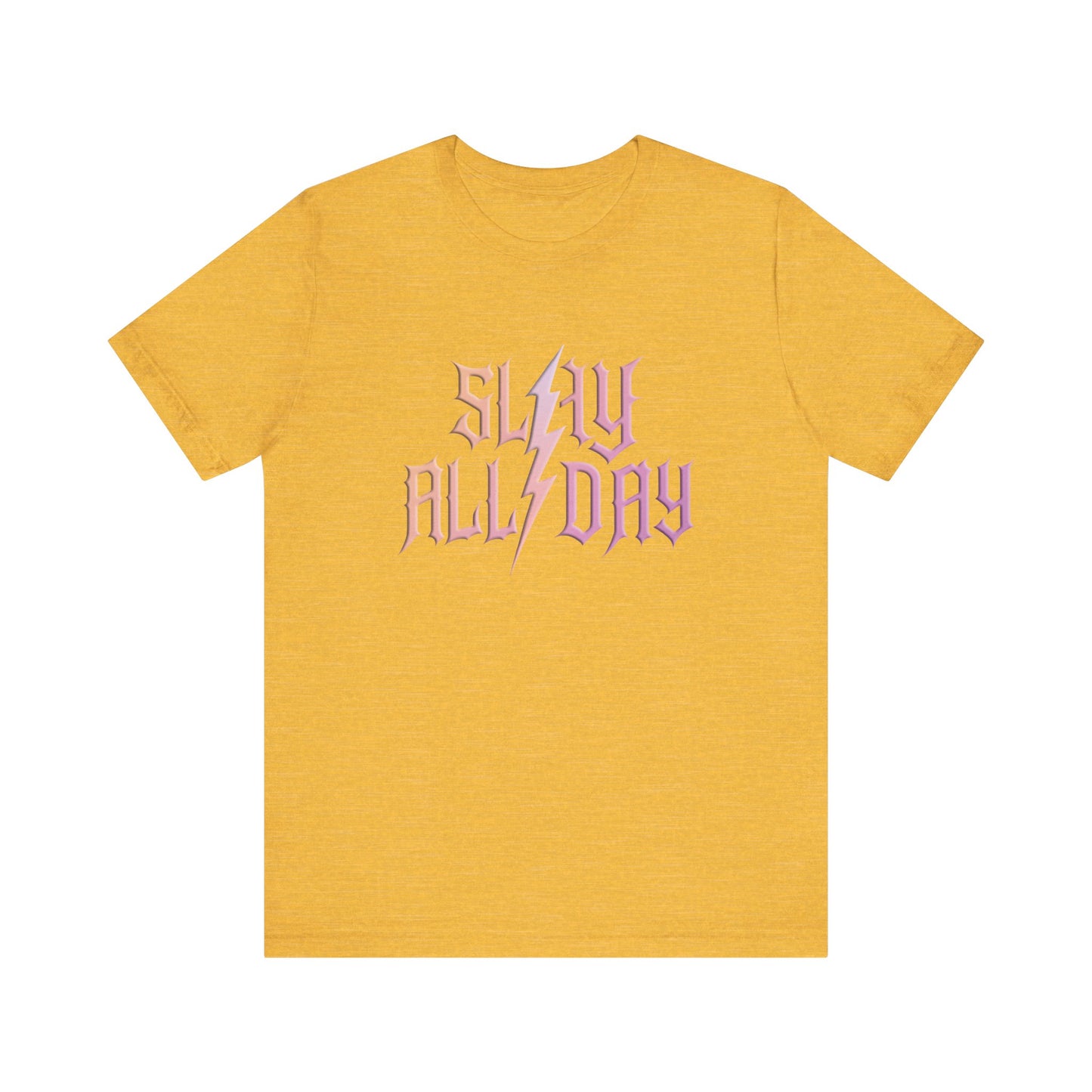'Slay All Day' Unisex Graphic Heather Tee