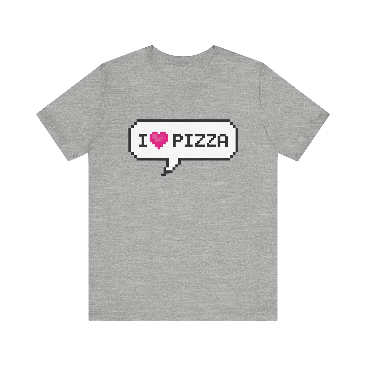 'I Heart Pizza' Unisex Graphic Heather Tee