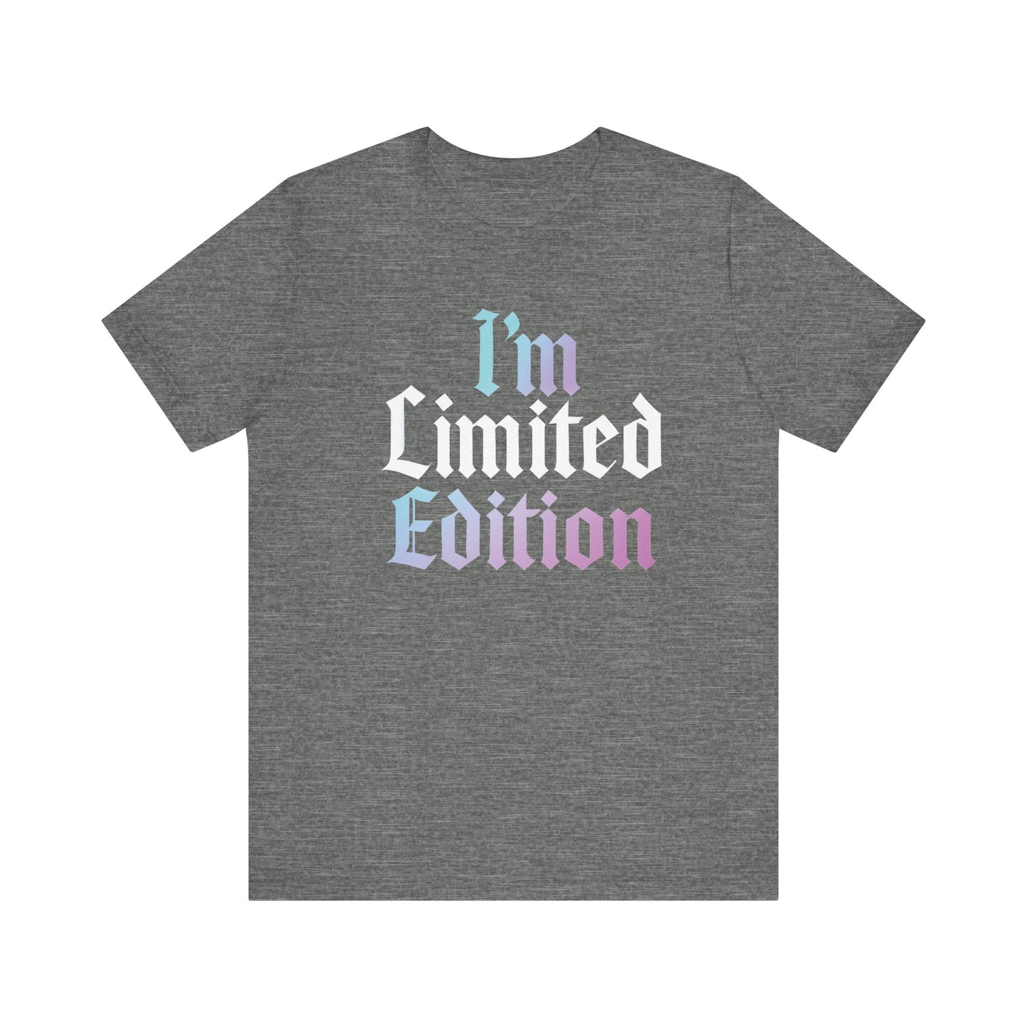 'I'm Limited Edition' Unisex Graphic Heather Tee
