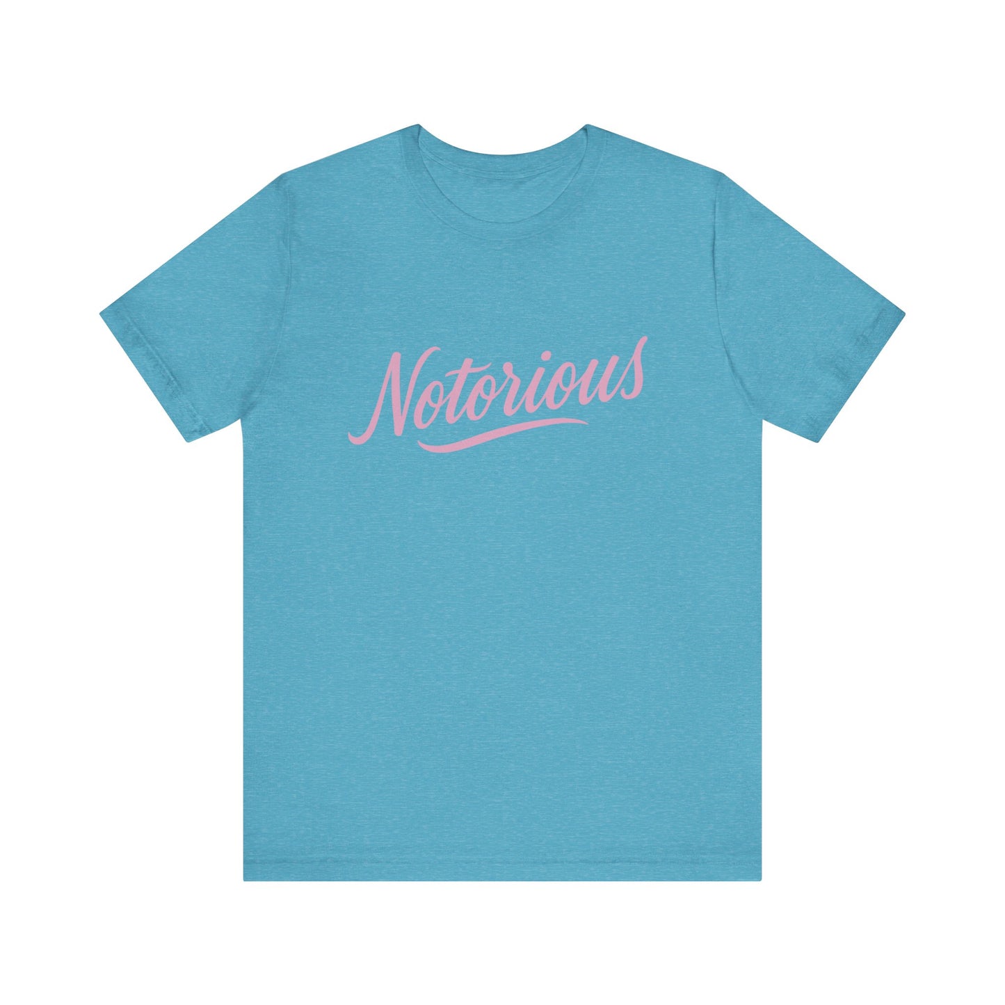 'Notorious' Unisex Graphic Heather Tee