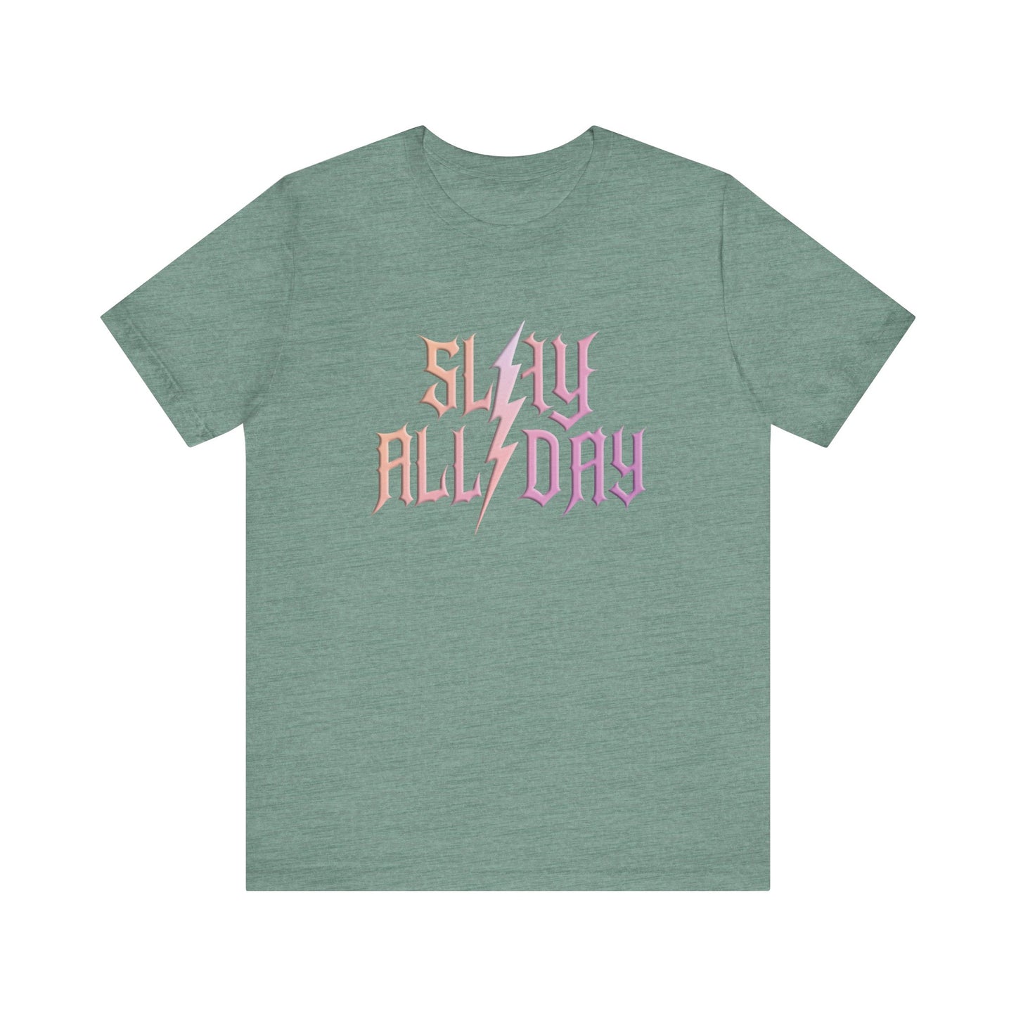 'Slay All Day' Unisex Graphic Heather Tee