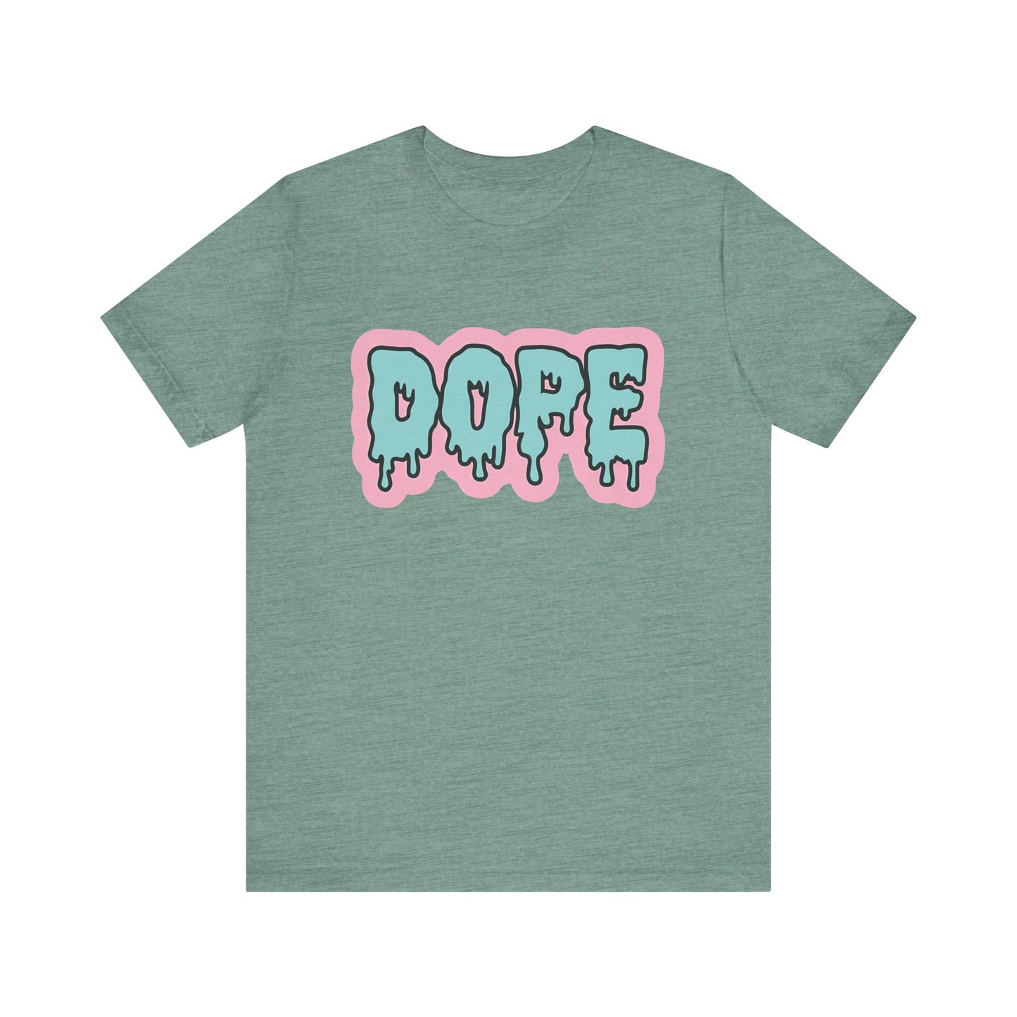 'Dope' Unisex Graphic Heather Tee
