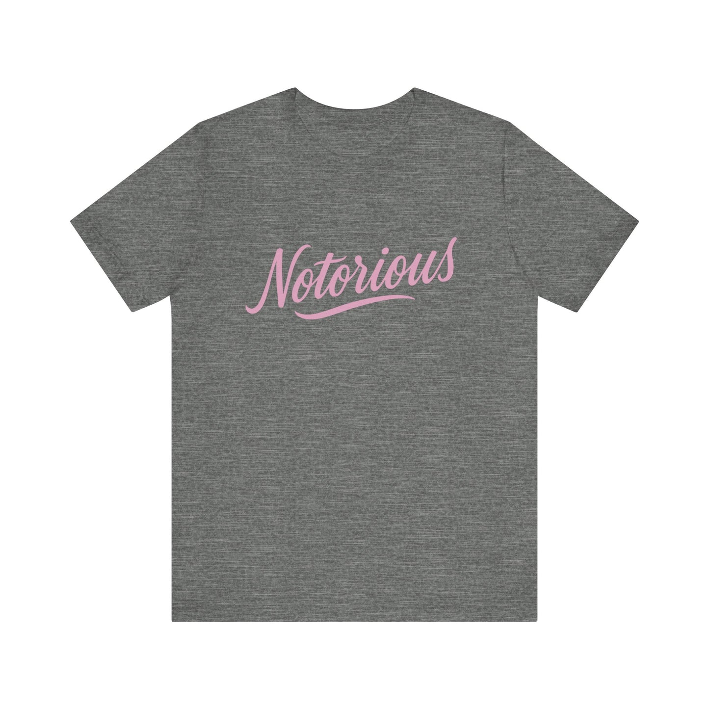'Notorious' Unisex Graphic Heather Tee