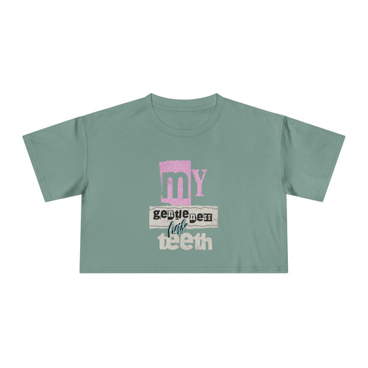 Gentle Teeth Crop Tee