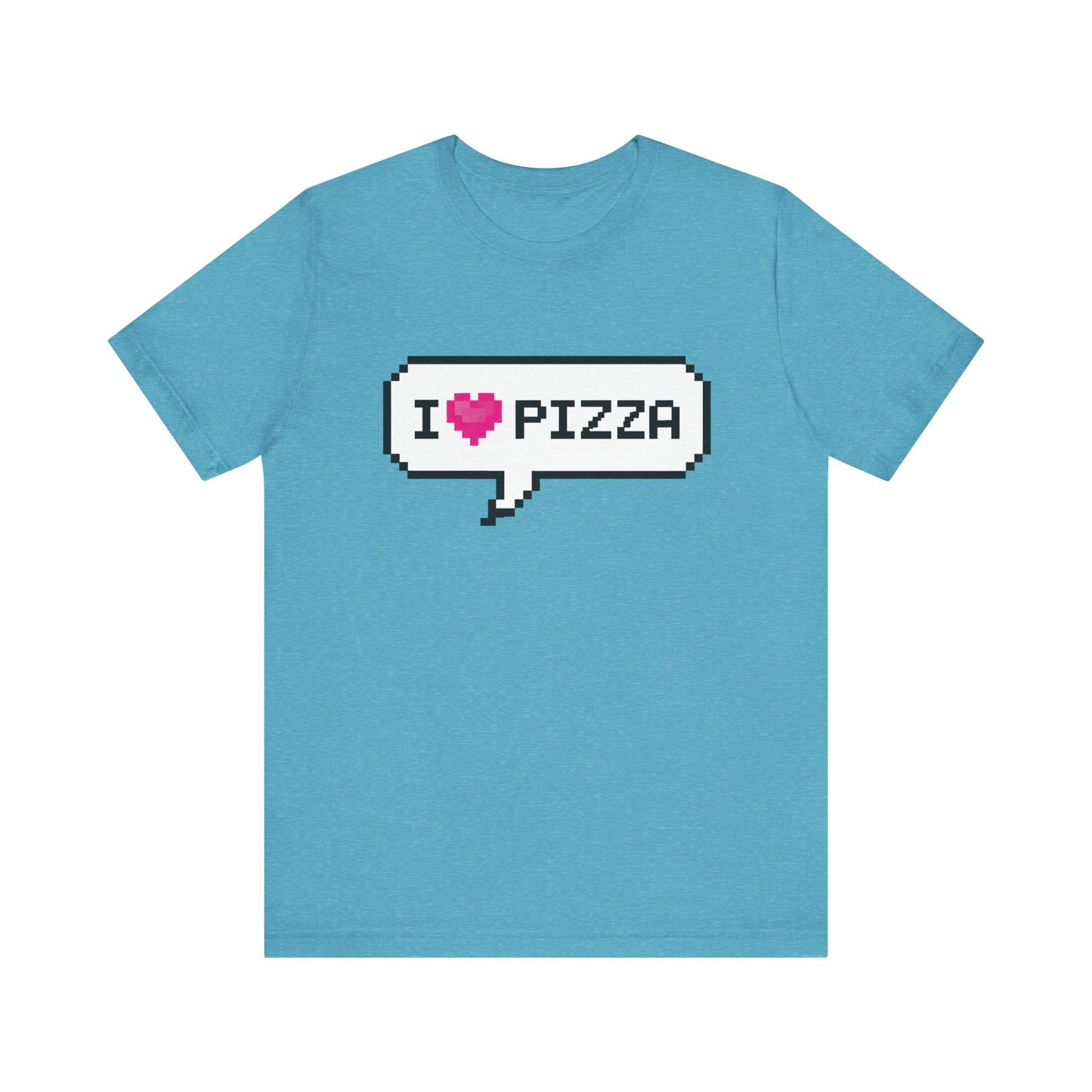 'I Heart Pizza' Unisex Graphic Heather Tee