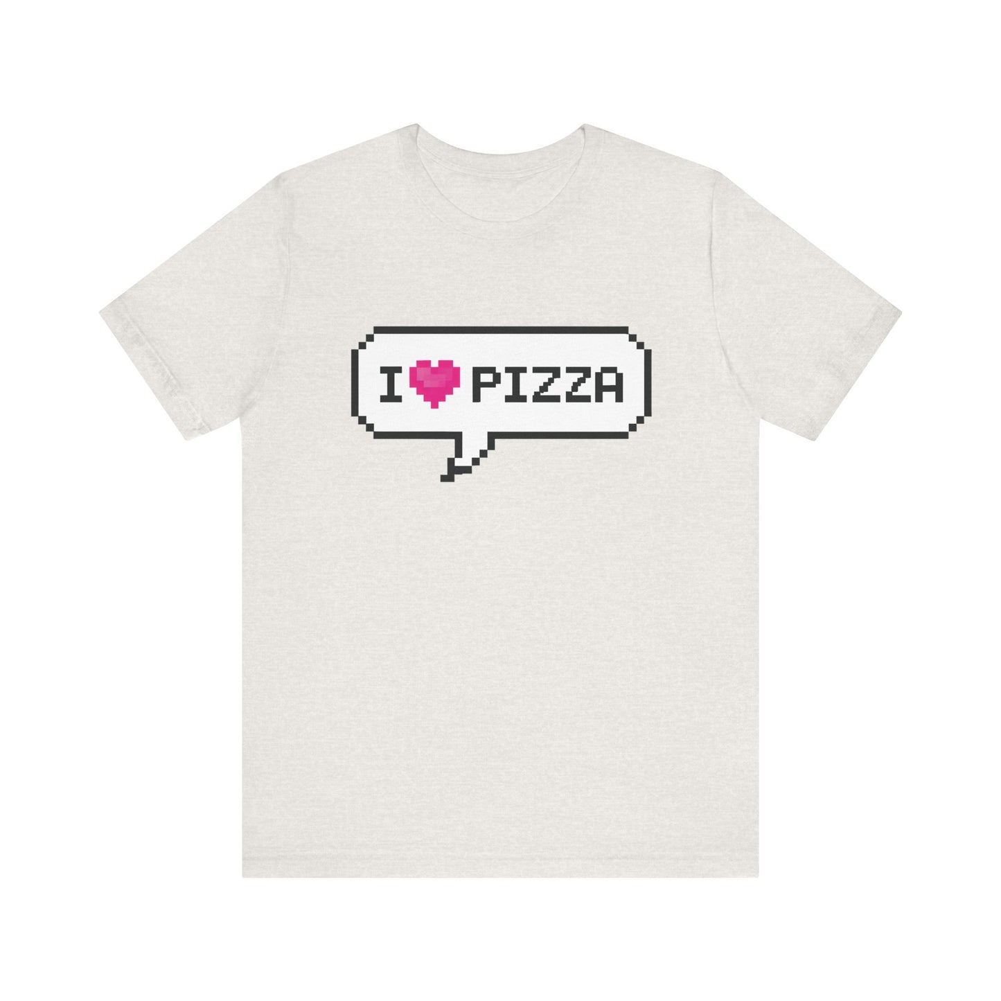 'I Heart Pizza' Unisex Graphic Heather Tee