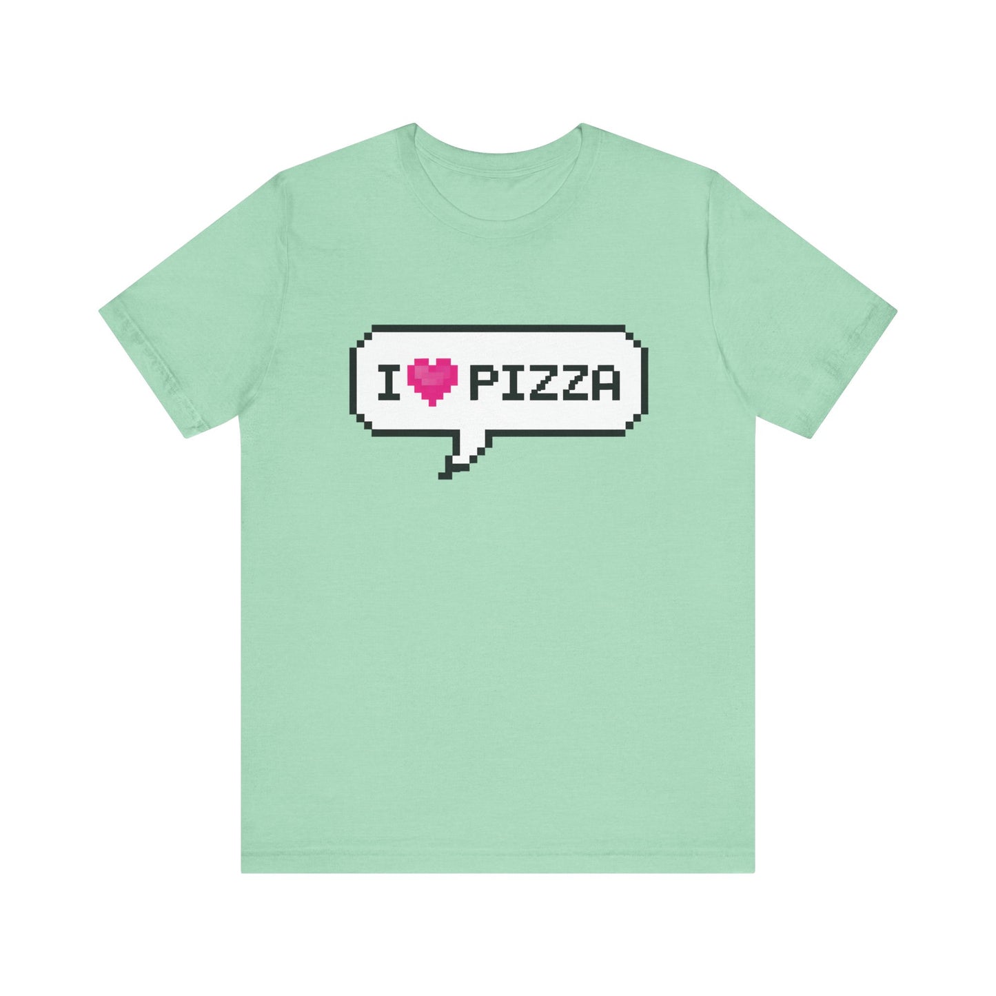 'I Heart Pizza' Unisex Graphic Heather Tee