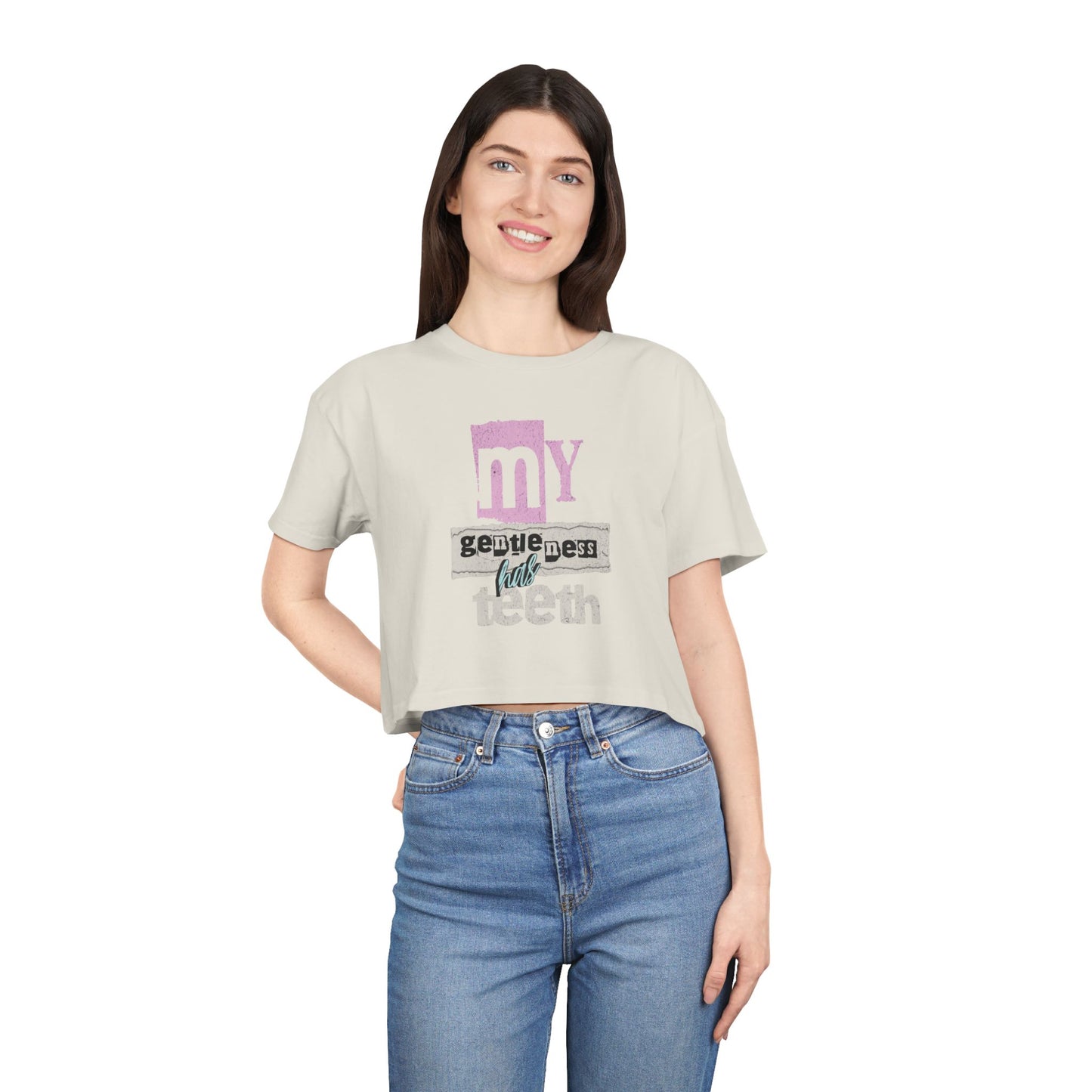 Gentle Teeth Crop Tee