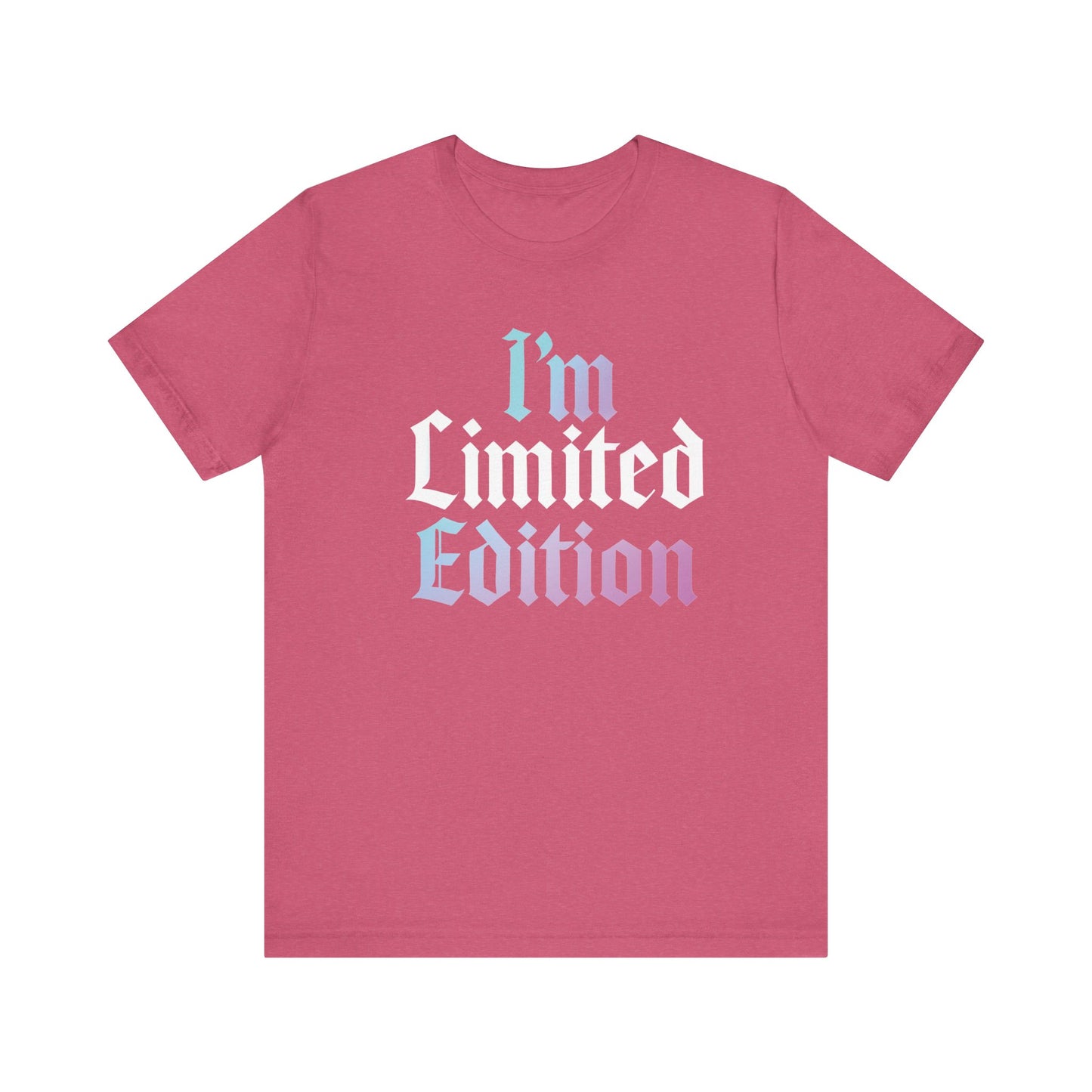 'I'm Limited Edition' Unisex Graphic Heather Tee
