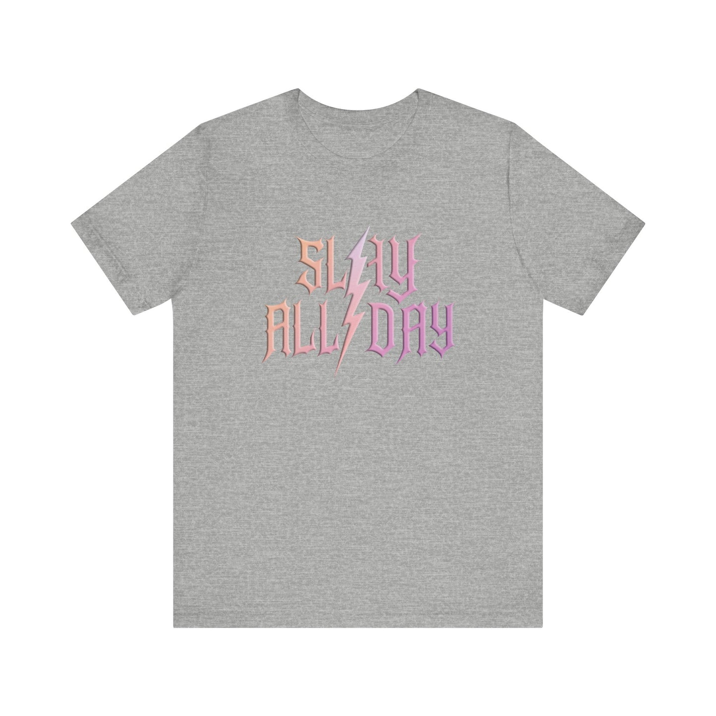 'Slay All Day' Unisex Graphic Heather Tee