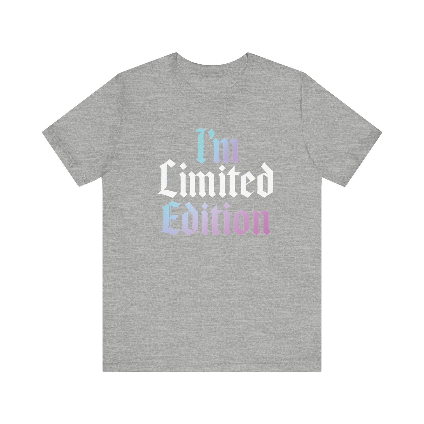 'I'm Limited Edition' Unisex Graphic Heather Tee