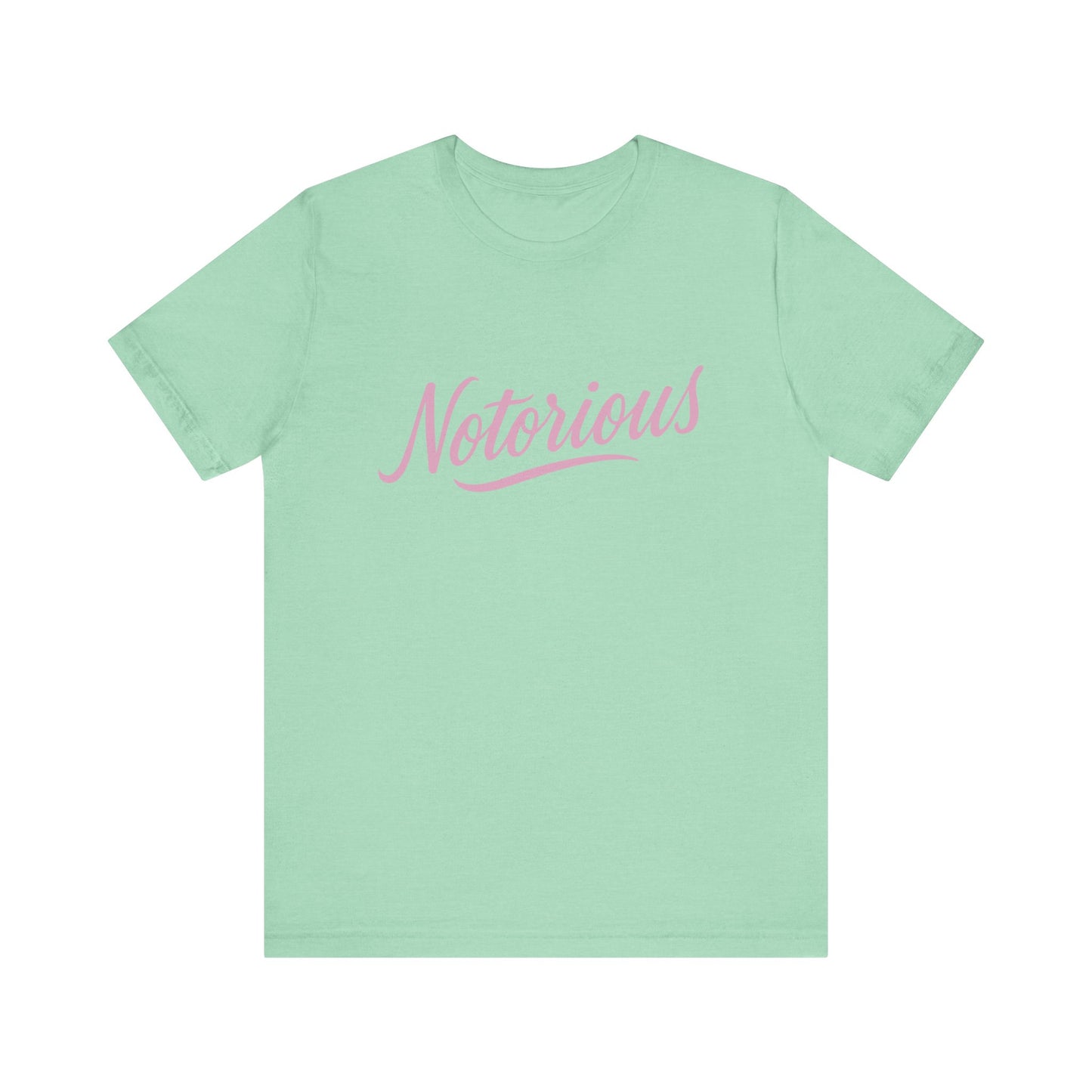 'Notorious' Unisex Graphic Heather Tee