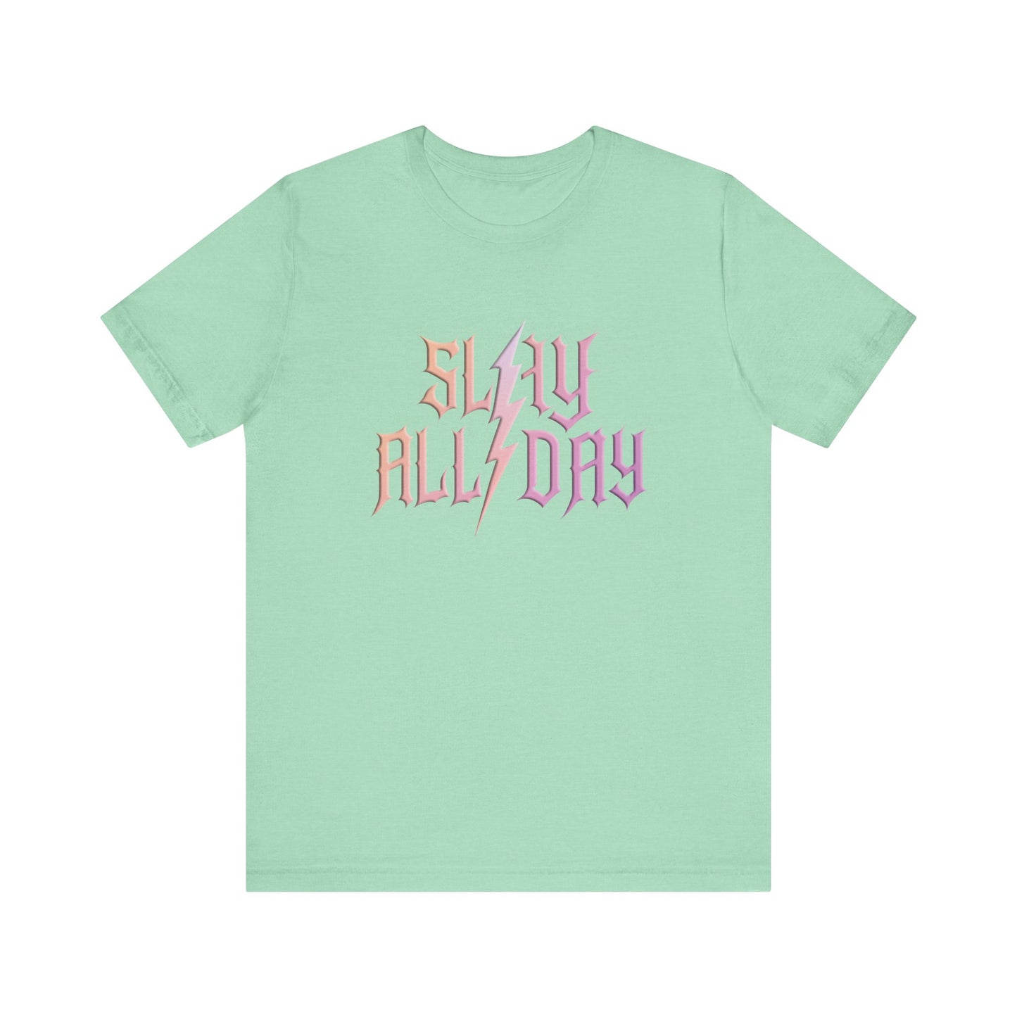 'Slay All Day' Unisex Graphic Heather Tee