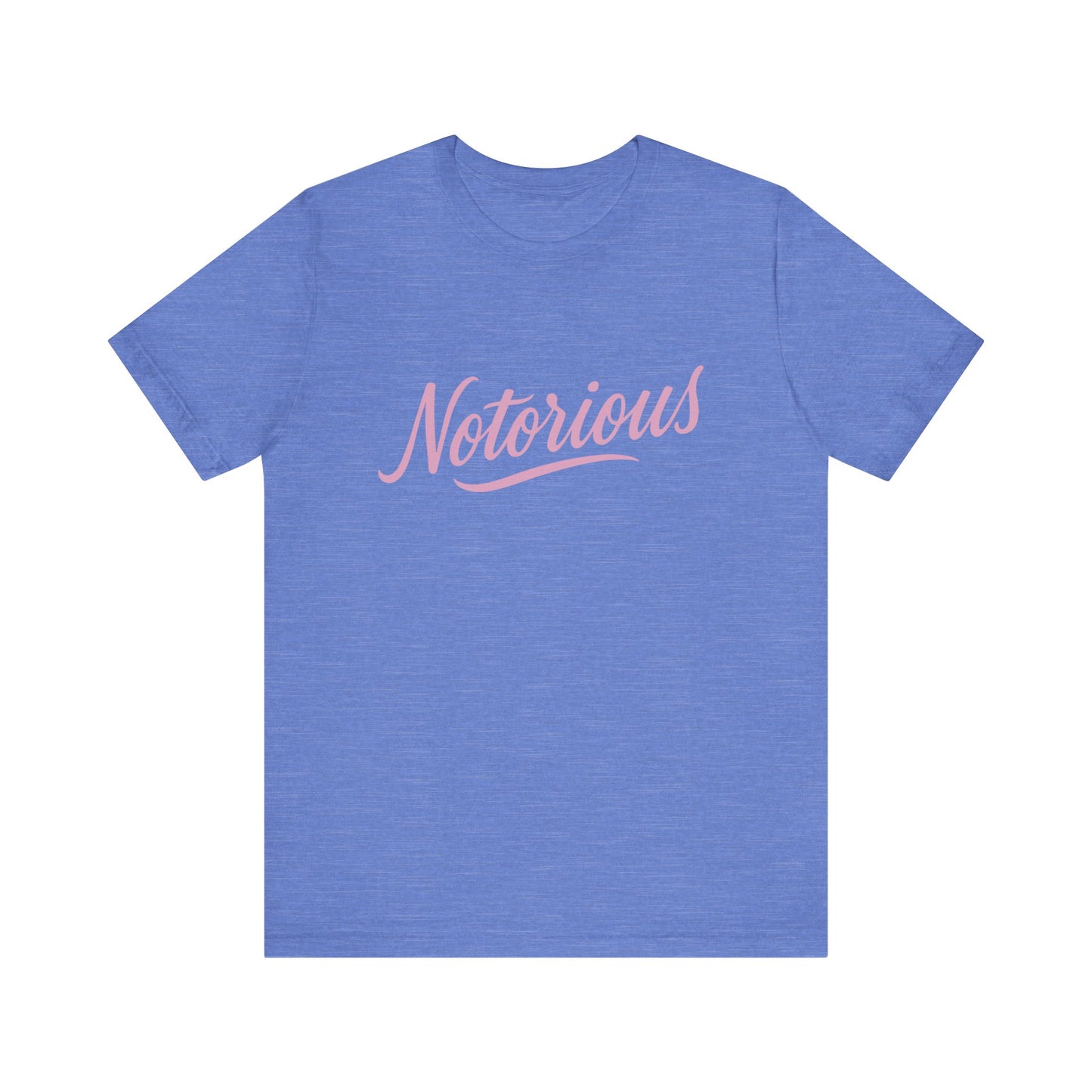 'Notorious' Unisex Graphic Heather Tee