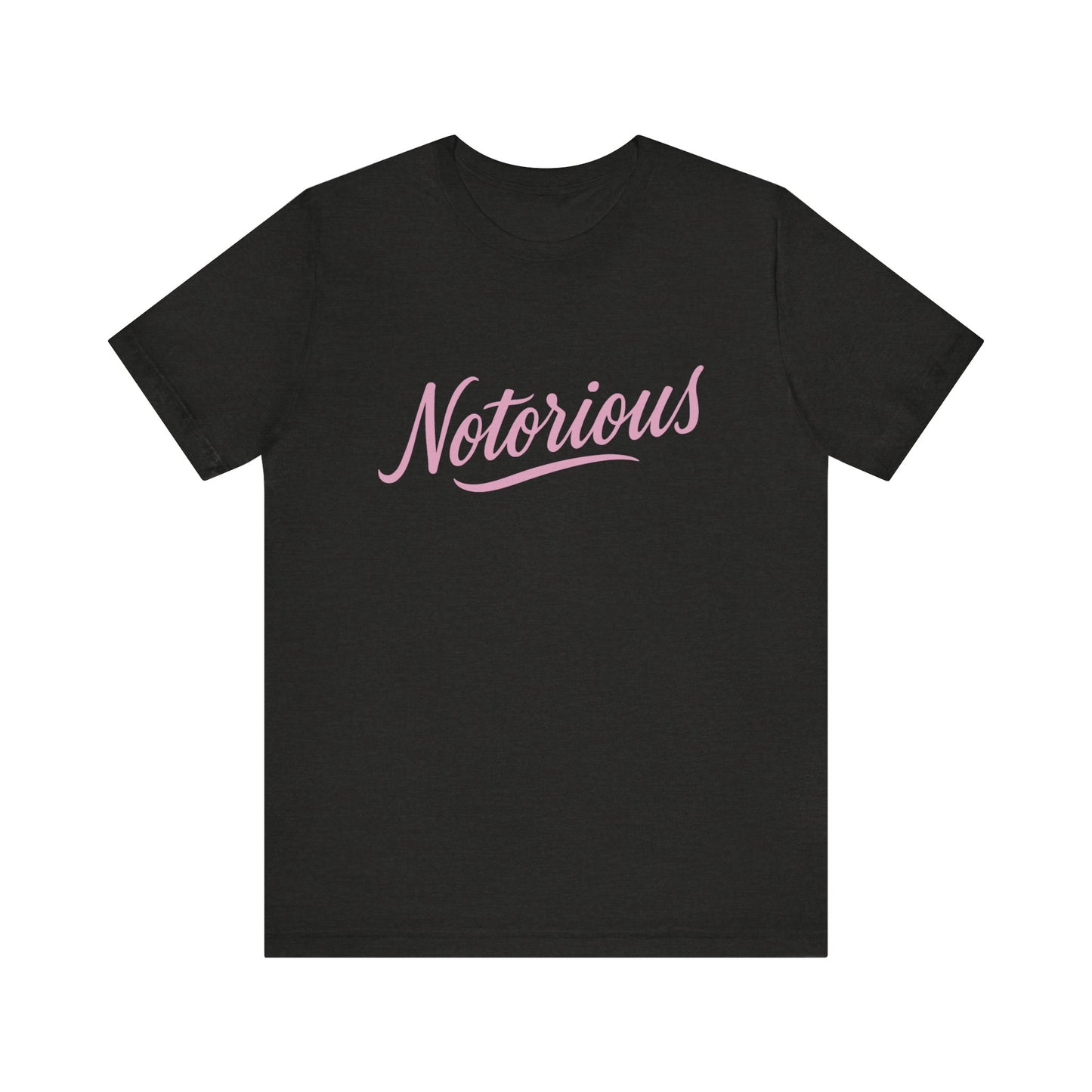 'Notorious' Unisex Graphic Heather Tee