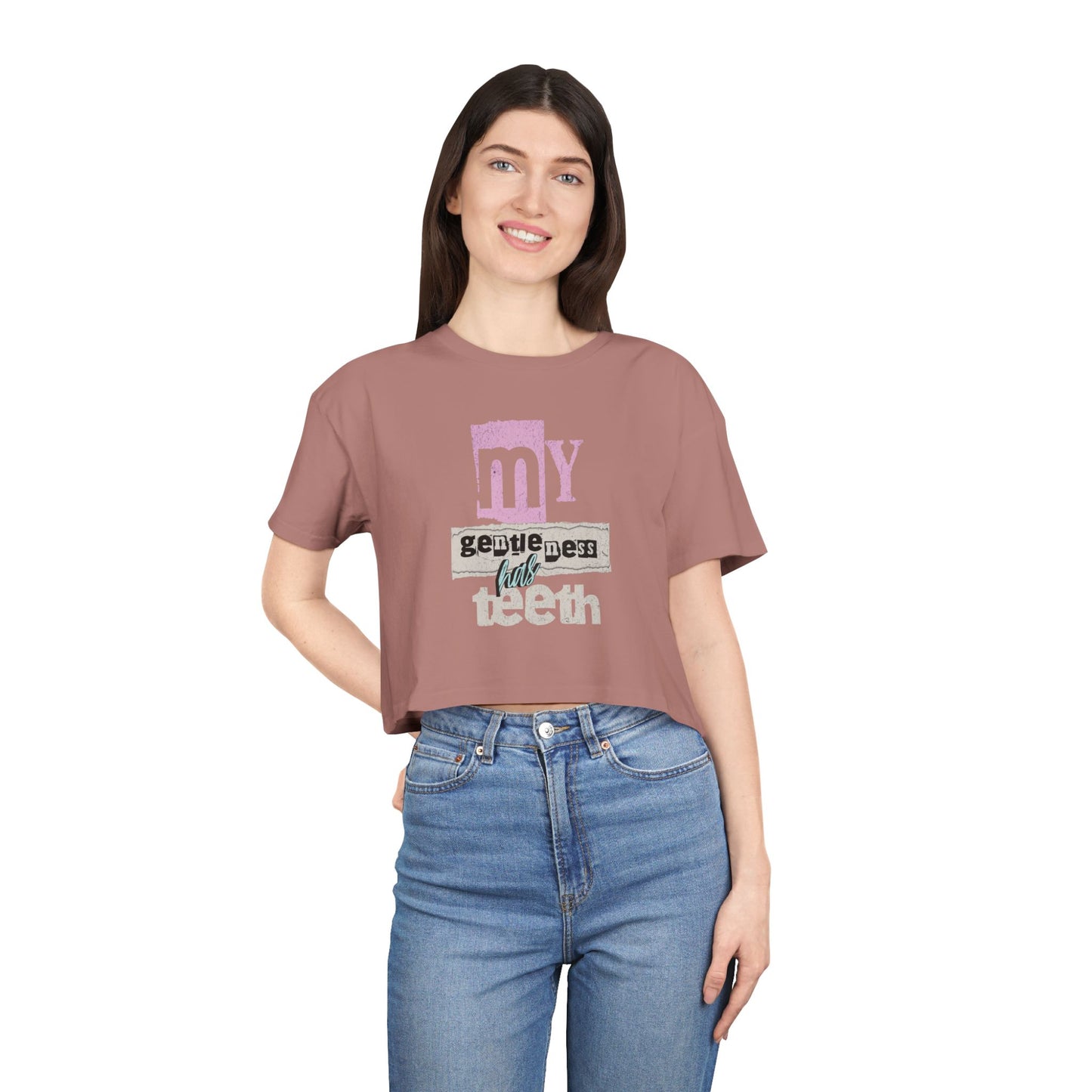 Gentle Teeth Crop Tee